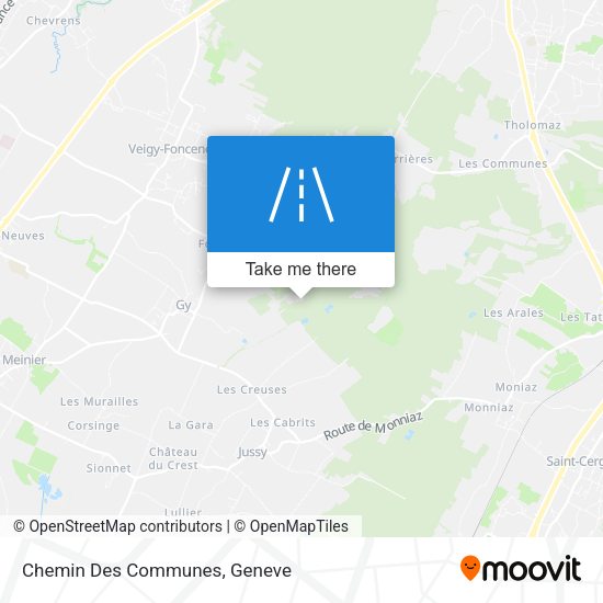 Chemin Des Communes map