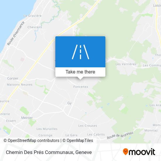 Chemin Des Prés Communaux map
