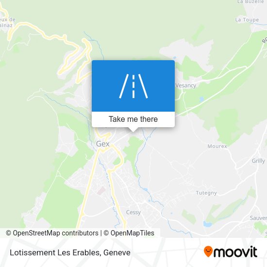 Lotissement Les Erables map