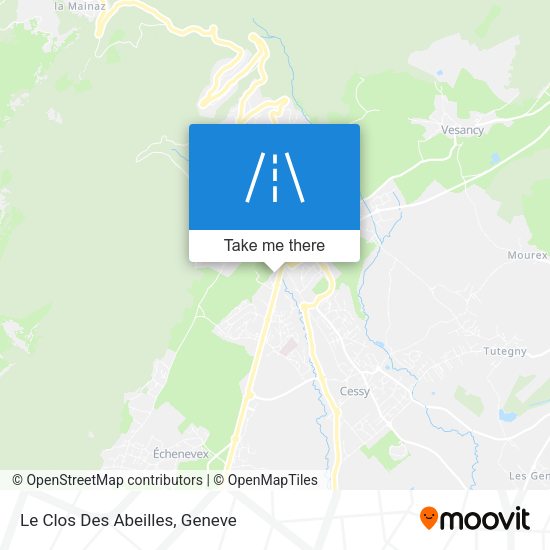 Le Clos Des Abeilles map