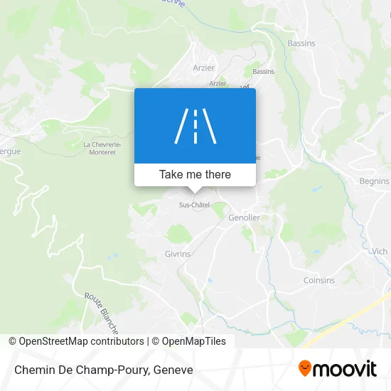 Chemin De Champ-Poury map