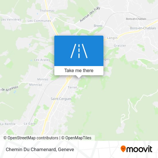 Chemin Du Chamenard map