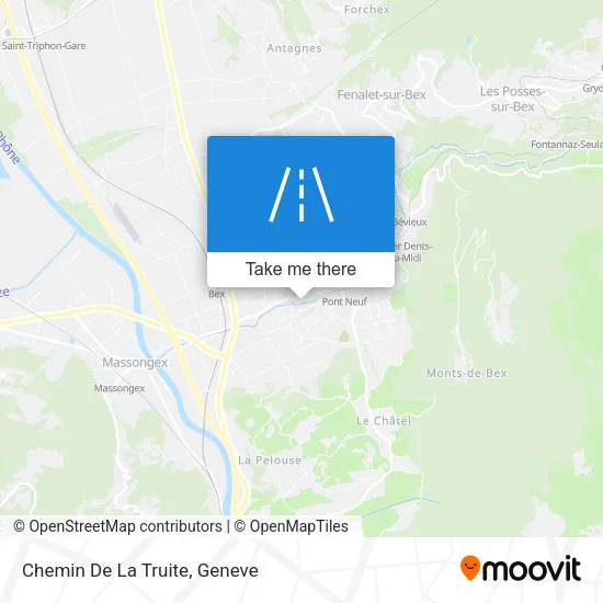 Chemin De La Truite map
