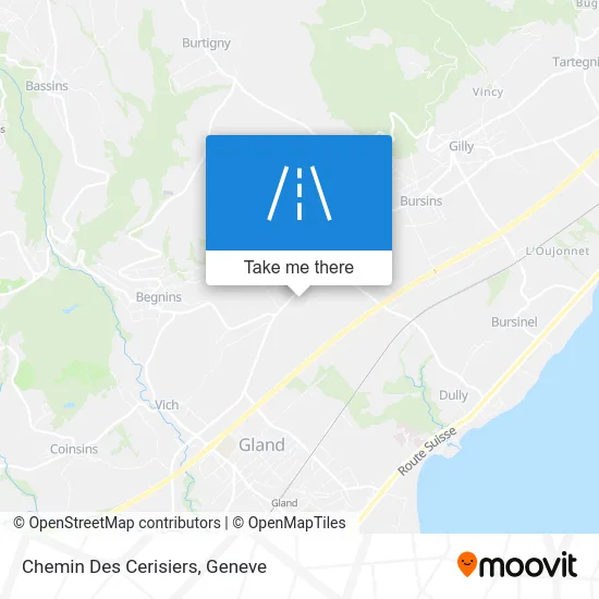 Chemin Des Cerisiers map