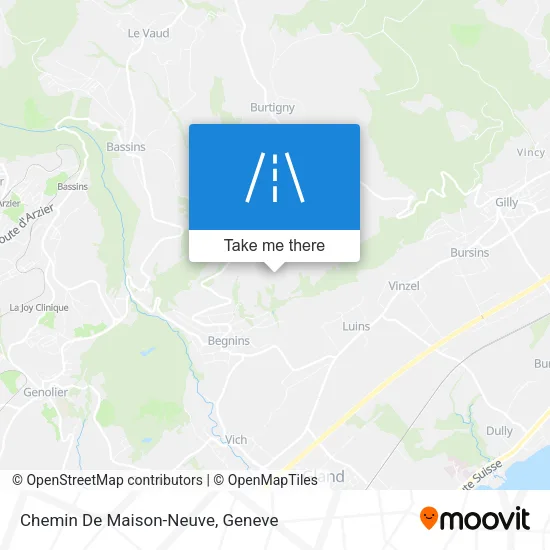 Chemin De Maison-Neuve map