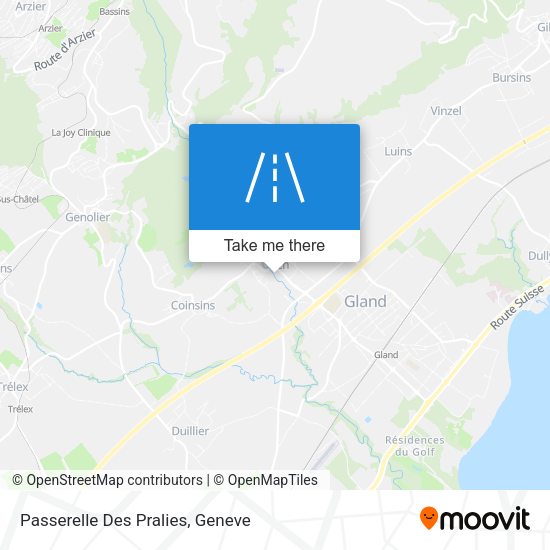 Passerelle Des Pralies map