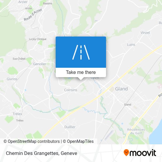 Chemin Des Grangettes map
