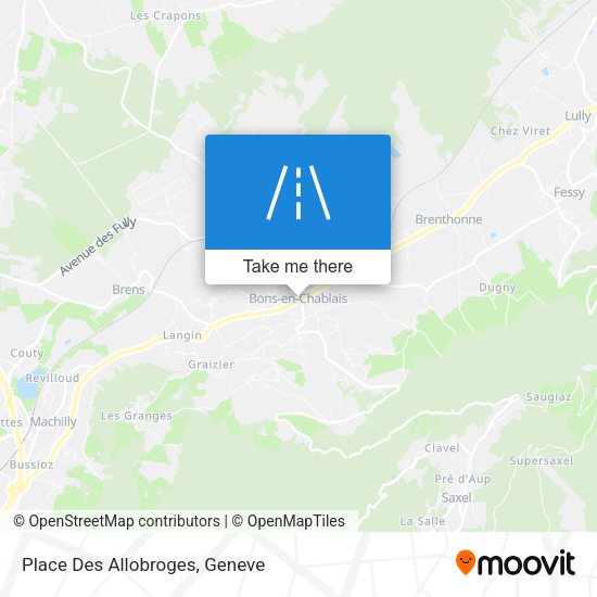 Place Des Allobroges map