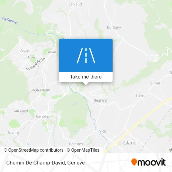 Chemin De Champ-David map