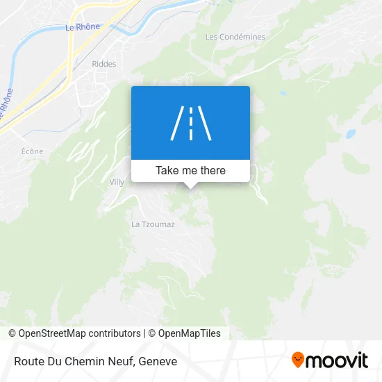Route Du Chemin Neuf map