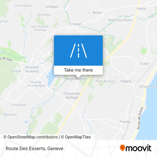 Route Des Esserts map
