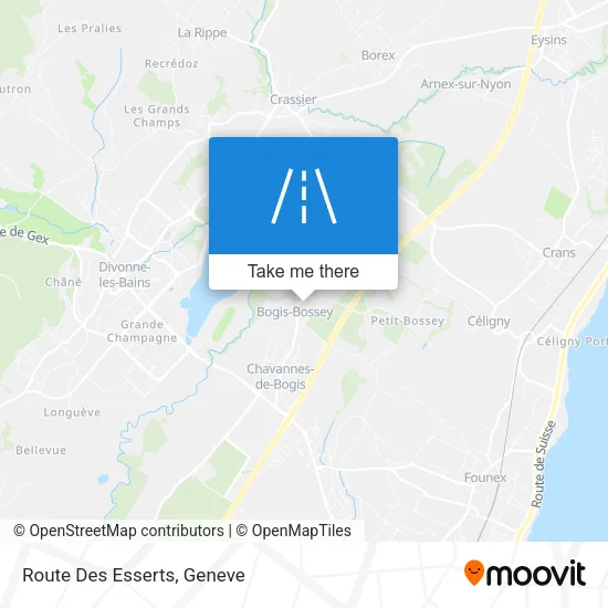 Route Des Esserts map