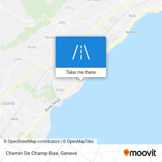 Chemin De Champ-Bise map