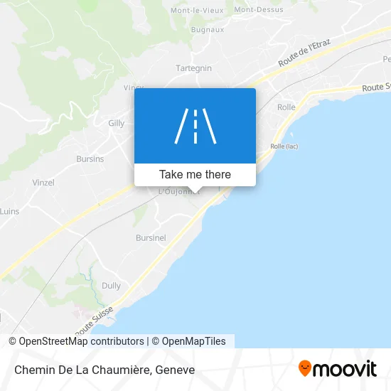 Chemin De La Chaumière map