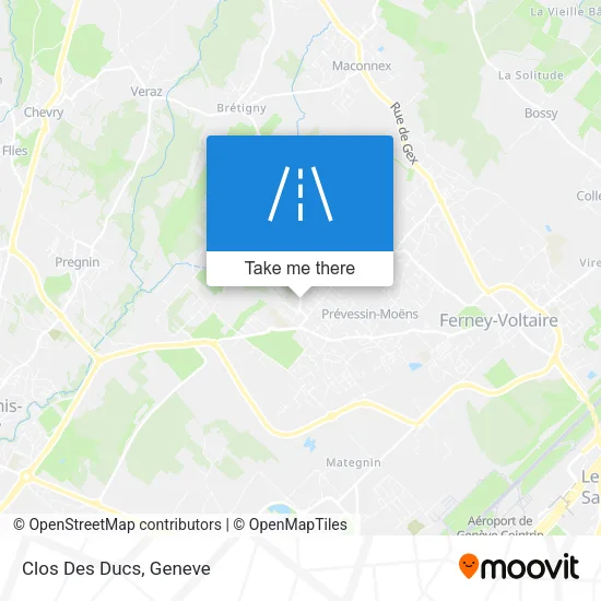 Clos Des Ducs map