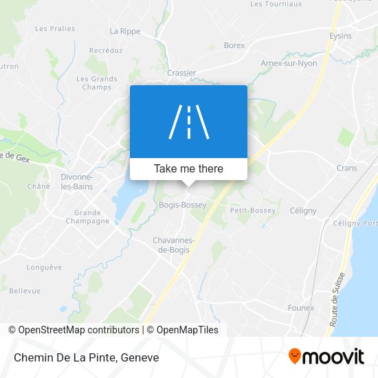 Chemin De La Pinte map