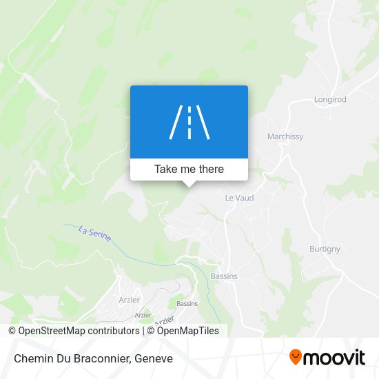 Chemin Du Braconnier map