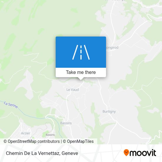 Chemin De La Vernettaz map