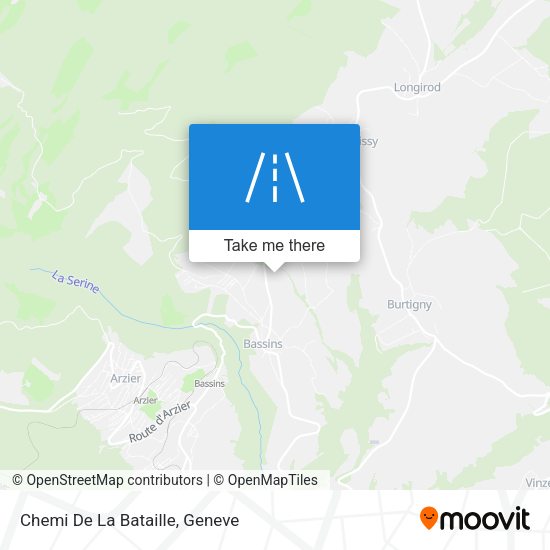 Chemi De La Bataille map