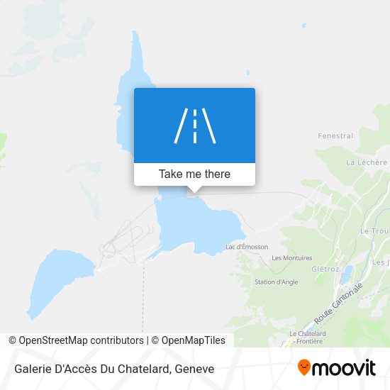 Galerie D'Accès Du Chatelard map