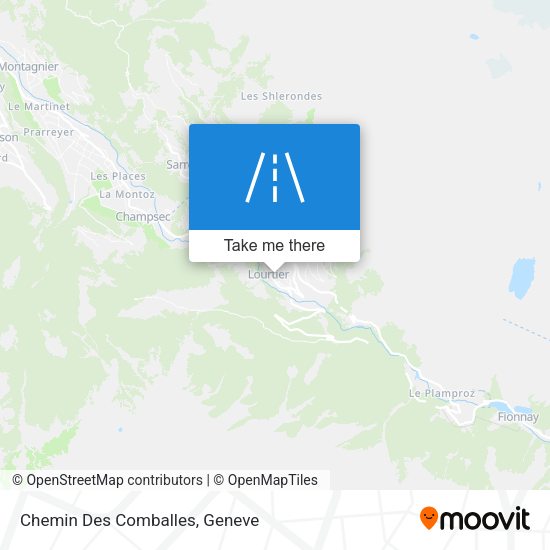 Chemin Des Comballes map
