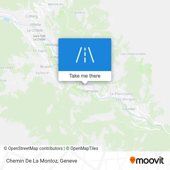 Chemin De La Montoz map