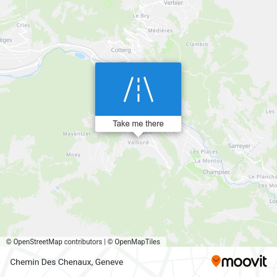 Chemin Des Chenaux map