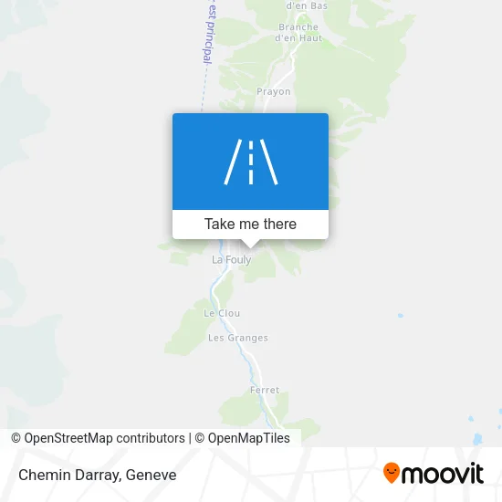 Chemin Darray map