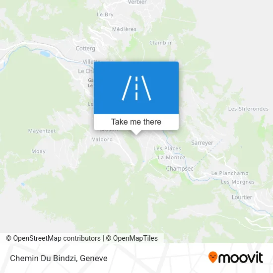 Chemin Du Bindzi map