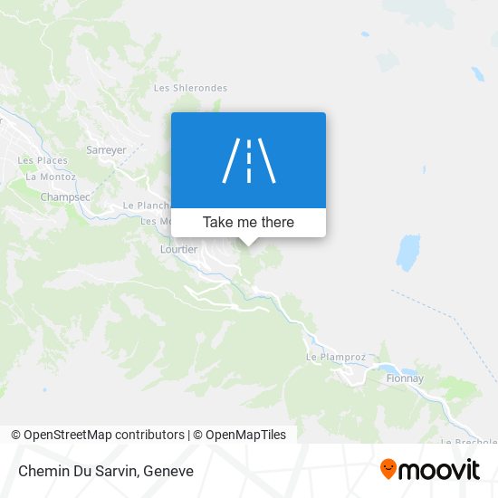 Chemin Du Sarvin map