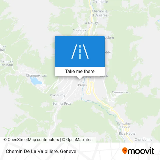 Chemin De La Valpilière map