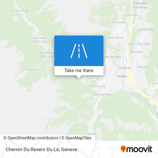 Chemin Du Revers Du Lé map
