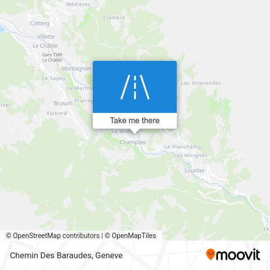 Chemin Des Baraudes map