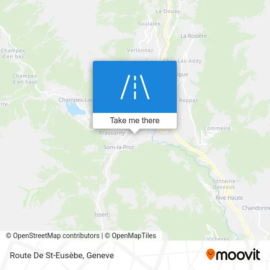 Route De St-Eusèbe plan