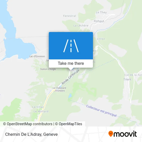 Chemin De L'Adray map