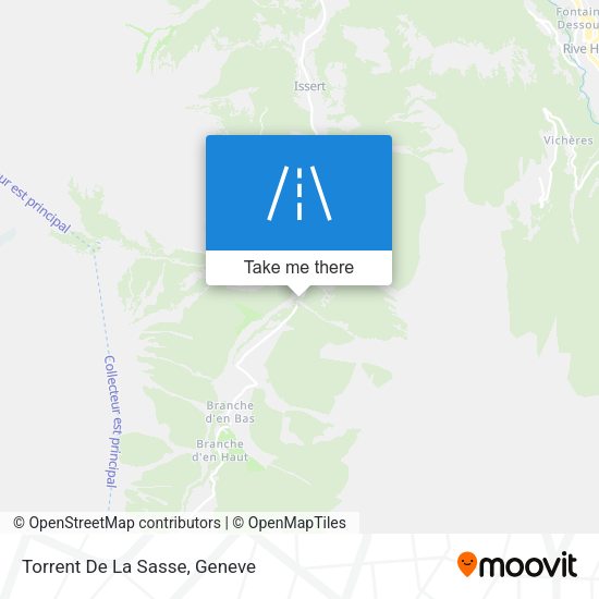 Torrent De La Sasse map