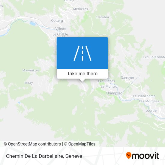 Chemin De La Darbellaire map