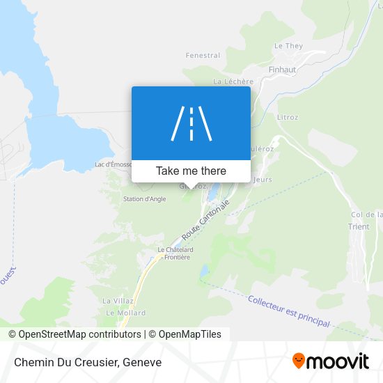 Chemin Du Creusier map