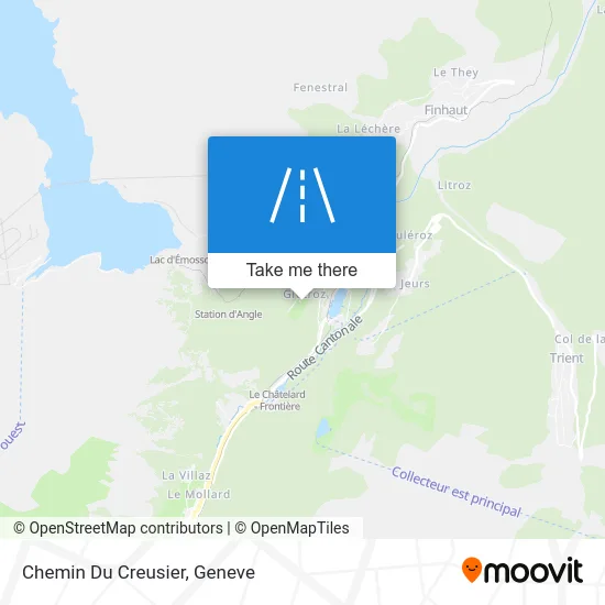 Chemin Du Creusier map