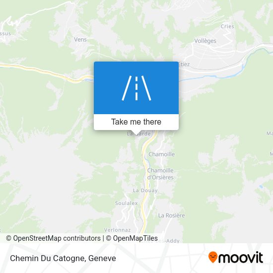 Chemin Du Catogne map
