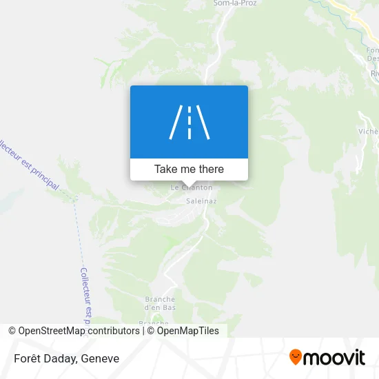 Forêt Daday map