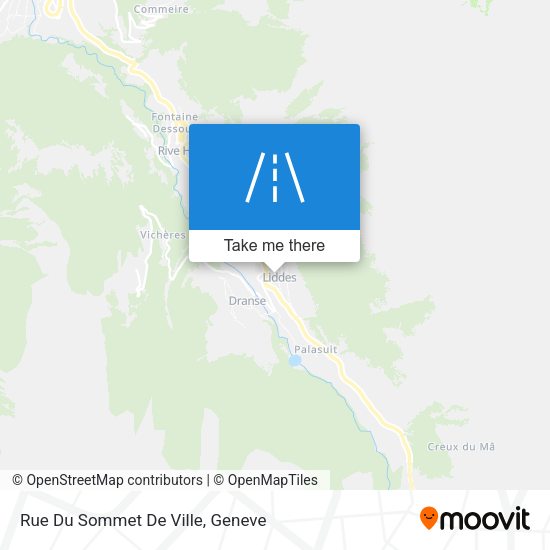 Rue Du Sommet De Ville map
