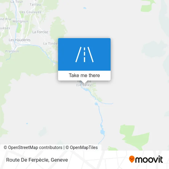 Route De Ferpècle map