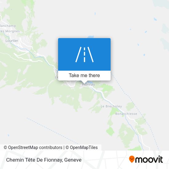 Chemin Tête De Fionnay map
