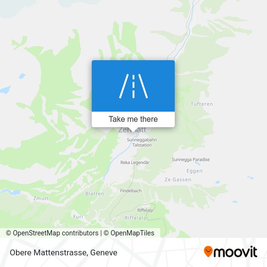 Obere Mattenstrasse map