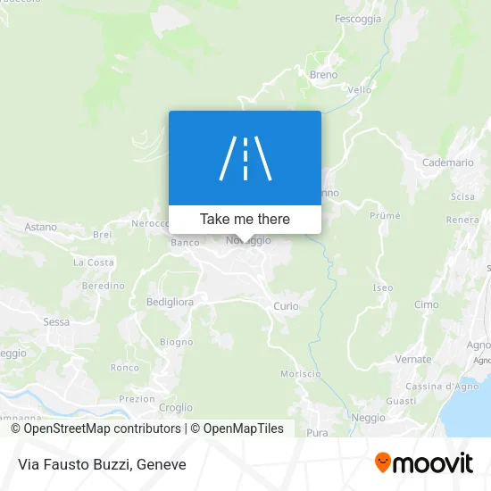 Via Fausto Buzzi map