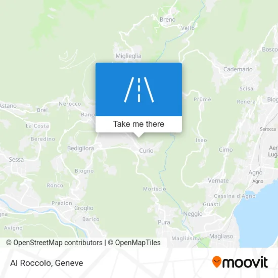 Al Roccolo map