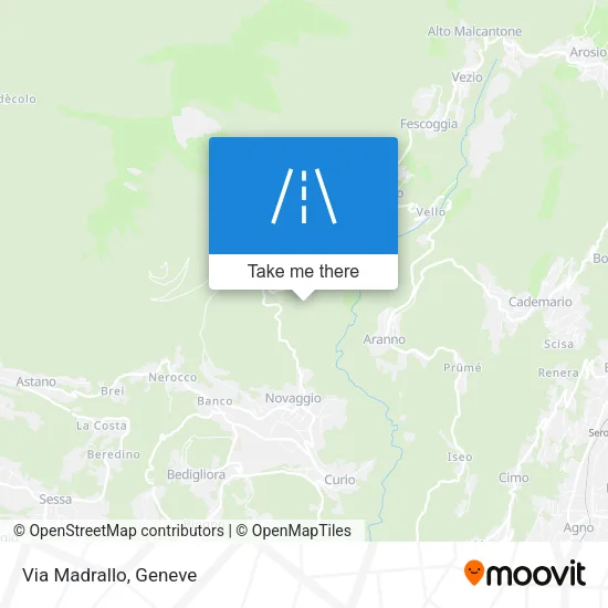 Via Madrallo map