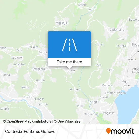 Contrada Fontana map
