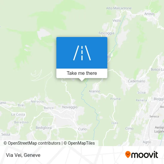 Via Vei map